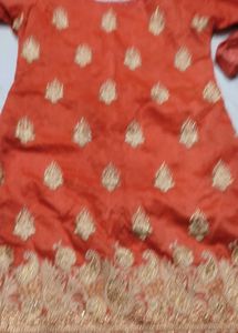 Embroidery kurti and Salwar set
