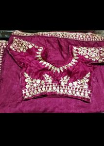 Elegant Embroidered Saree with blouse