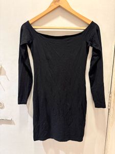 asos Black Long Sleeve Mini Dress