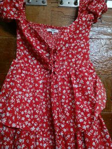 red floral dress for valentine