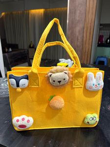 Fun Animal Applique Tote Bag