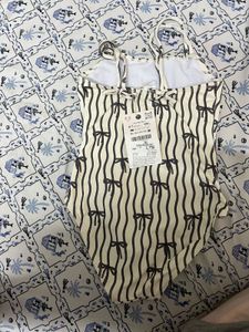 Zara girl’s Striped Swimsuit