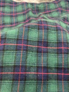 Plaid Hoodie Crop Top