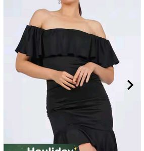 Elegant Off-Shoulder Bodycon Dress