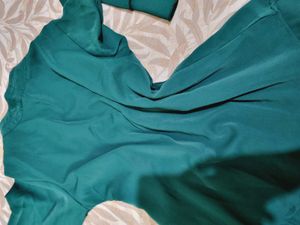 Green Dress with Bell Sleeves