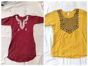 Combo Of 2 Short Kurti
