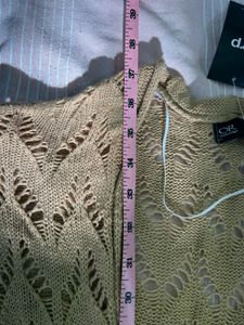 Boho Crochet Tassel Shrug – Size S