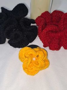 SETS OF 3 (CROCHET SCRUNCHIES)