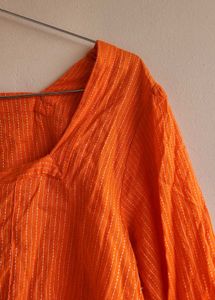 Orange Crop Top