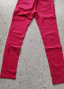 Only Brand , carrot red denim like jeans