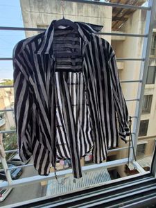 Striped Black & White Shirt