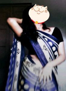 Potka Saree With Blouse Piece