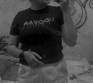 Black Embellished T-Shirt