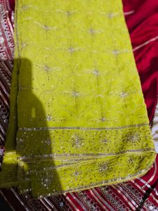 Navratri Style Red Lehenga Set
