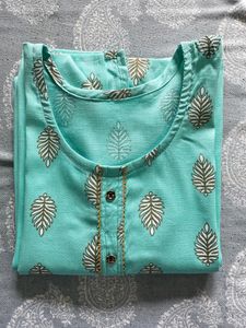 Light Sea Green Straight kurta