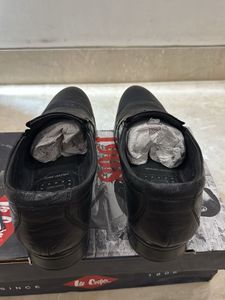 Black Textured Lee Cooper Shoes Men’s