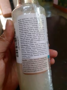 Rice water shampoo