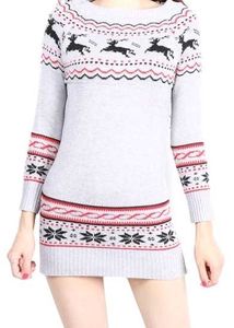 Festive Holiday Sweater Dress