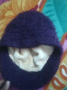 Stylish Purple Knit Hat