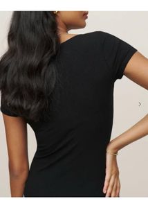 Black Ribbed Top