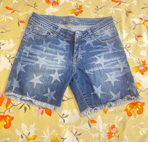 Stylish Denim Shorts For Girls