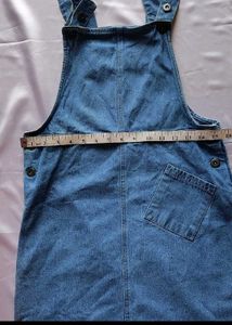 Denim Dungaree Dress