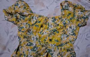 Floral Puff Sleeve Dress