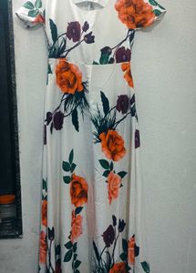 Floral Print Maxi Dress
