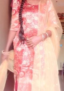 Pattu Kurta With Balloon Sleeves