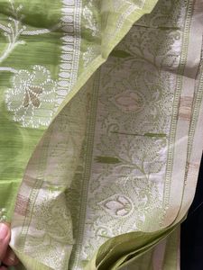 Green Floral Saree