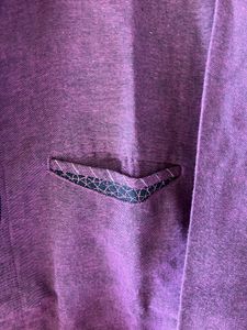 Maroon Patterned kurta
