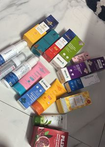Sunscreen Moisturiser Shampoo Lipstick Dot&key
