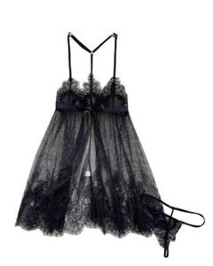 Black Lace Lingerie for Nighttime