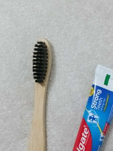 Bamboo Toothbrush &amp; Toothpaste Set