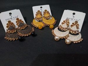 Earrings Combo Sale Alert 🔥🔥(Set Of 3 )