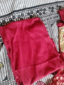 Readymade Designer Maroon Anarkali Dress
