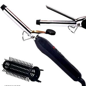 Hair Curler with Brush Attachment