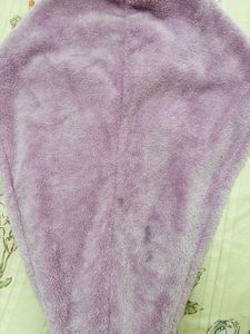 Purple Hair Towel Wrap