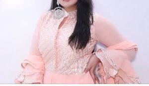 Suit Lungi Style Peach Colour Dress