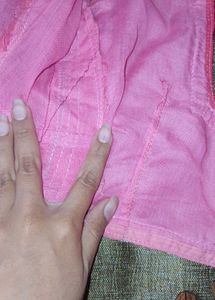 Pink Readymade Saree Blouse