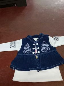Dress With Court And Pant
