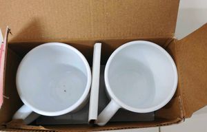 2 Borosil Coffee Mugs Set