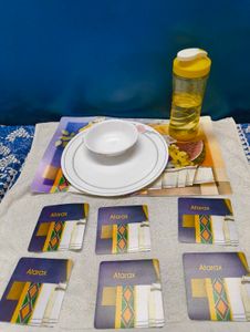 Set Of Table Mats &amp; Coasters