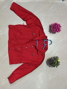 Red Denim Jacket