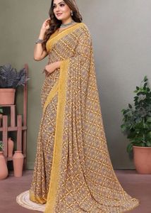 Elegant Printed Saree