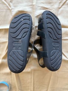 Black Crocs Gladiator Sandals