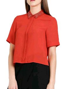 Beautiful red shirt with great design!Zink London
