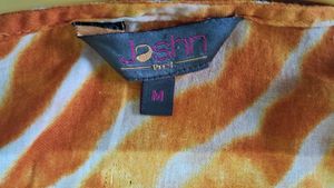 Strip Mustard Kurti