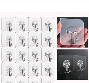 🆕Waterproof StickOnAdhesive Stronger Plastic Hook