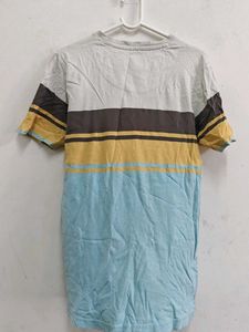 Striped V-Neck Tee